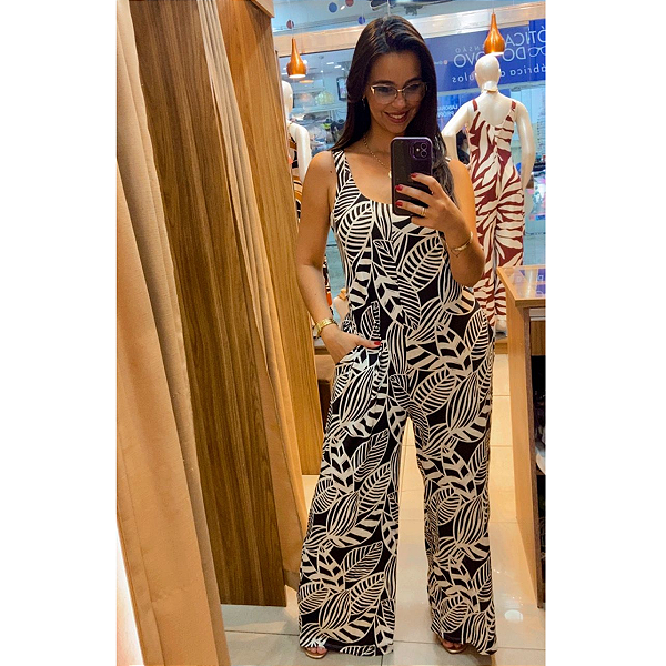 Macacão Pantalona Sara