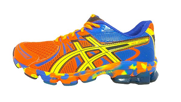 asics gel sendai laranja