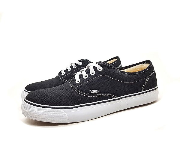 vans authentic preto e branco