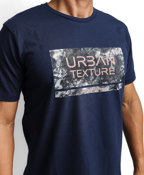 Camisa Careca MC Estampa Urban Texture - Loja His
