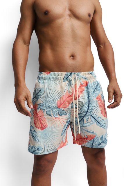 Short Cos elastico curto Estampado - Loja His