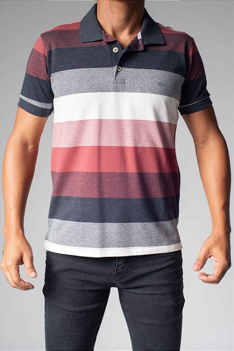 Camisa Pólo Listrada Piquet - Loja His - Loja His - Moda Masculina: Camisas  Polo, Camisetas, Bermudas e Calças