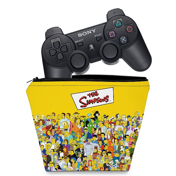 Capa PS3 Controle Case - Simpsons