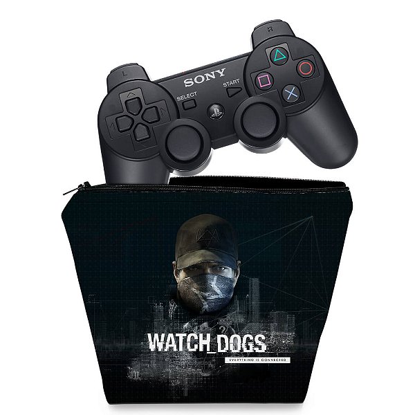 Capa PS3 Controle Case - Watch Dogs