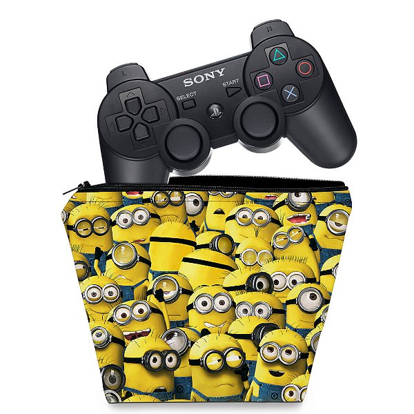 Capa PS3 Controle Case - Minions