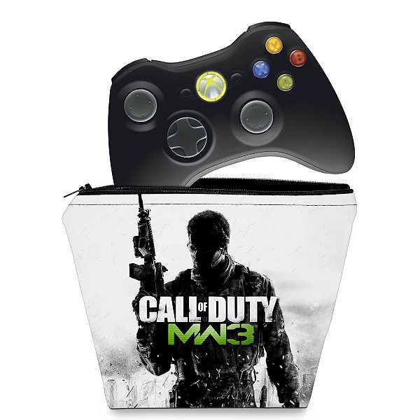 Capa Xbox 360 Controle Case - Call Of Duty Modern War 3