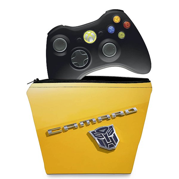 Capa Xbox 360 Controle Case - Transformers Camaro