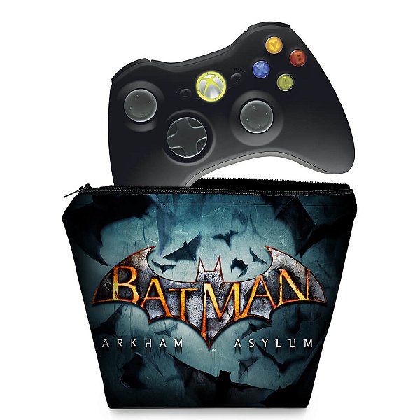Capa Xbox 360 Controle Case - Batman Arkham Asylum - Pop Arte Skins