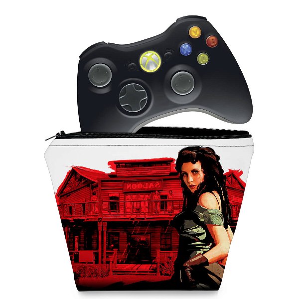 Capa Xbox 360 Controle Case - Red Dead Redemption
