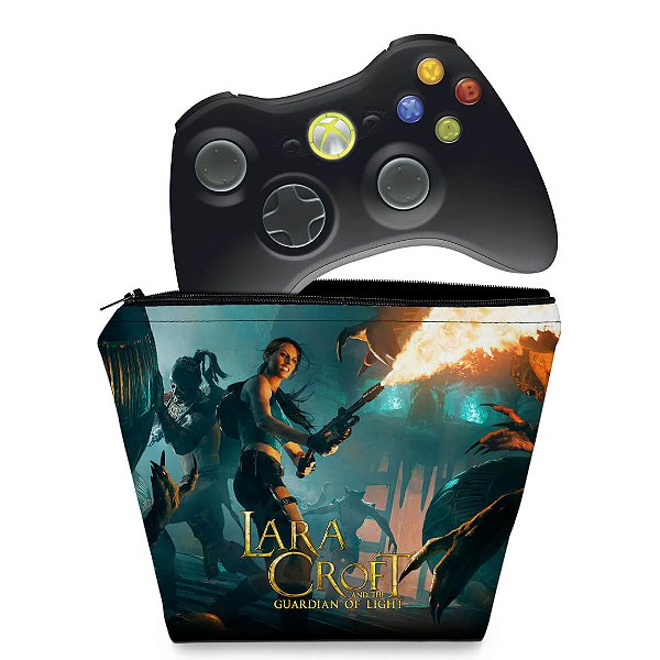 Capa Xbox 360 Controle Case - Lara Croft Temple Osiris
