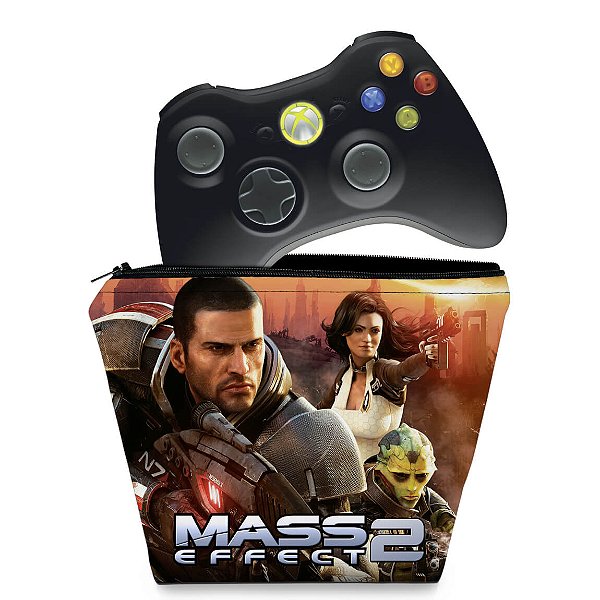 Capa Xbox 360 Controle Case - Mass Effect 2