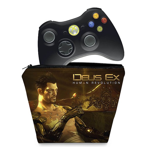 Capa Xbox 360 Controle Case - Deus Ex