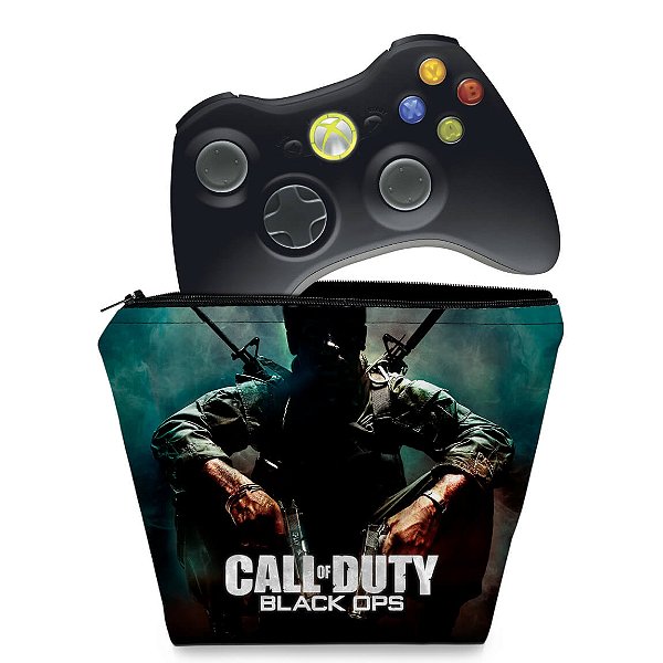 Capa Xbox 360 Controle Case - Call Of Duty Black Ops