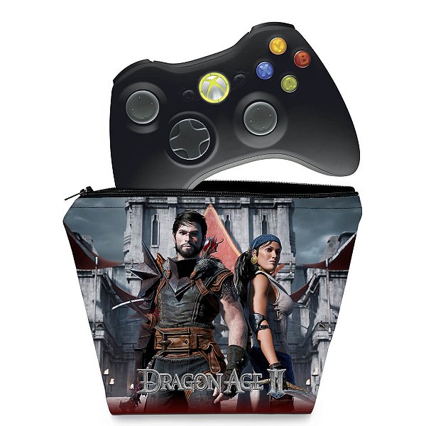 Capa Xbox 360 Controle Case - Dragon Age 2