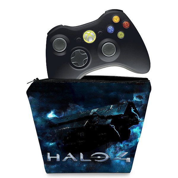 Capa Xbox 360 Controle Case - Halo 4