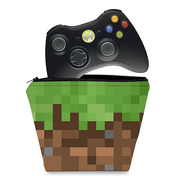 Capa Xbox 360 Controle Case - Minecraft