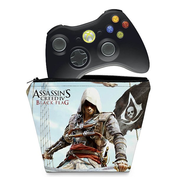 Capa Xbox 360 Controle Case - Assassins Creed IV Black Flag