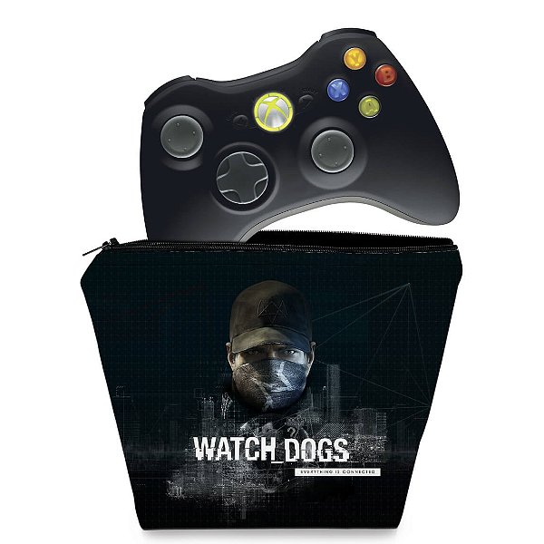 Capa Xbox 360 Controle Case - Watch Dogs