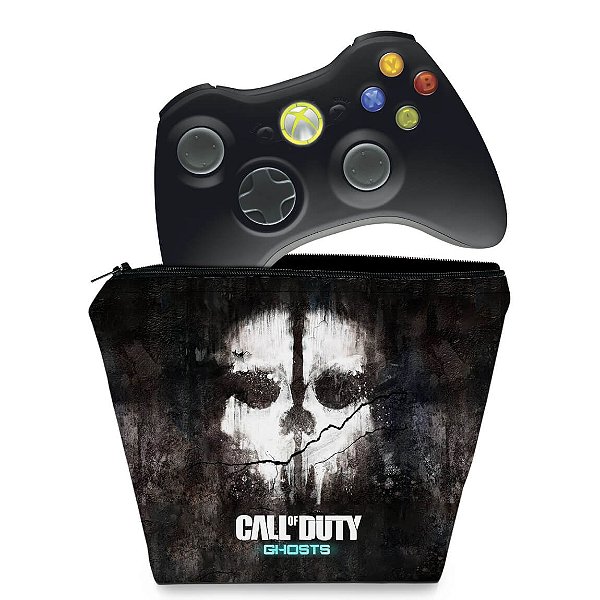 Capa Xbox 360 Controle Case - Call Of Duty Ghosts