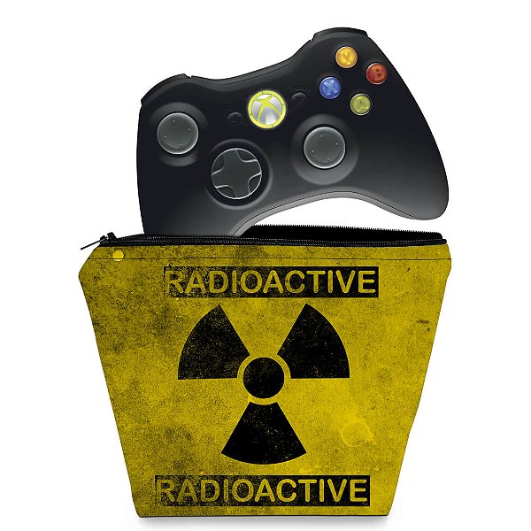 Capa Xbox 360 Controle Case - Radioativo