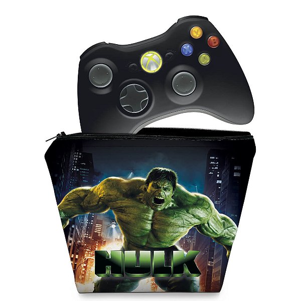 Capa Xbox 360 Controle Case - Hulk