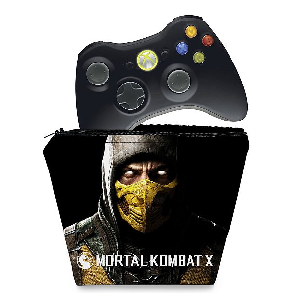 Capa Xbox 360 Controle Case - Mortal Kombat X #a