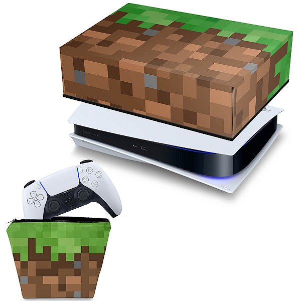 Skin PS5 - Minecraft - Pop Arte Skins