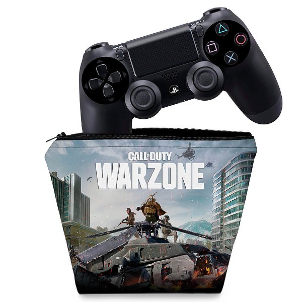 Capa PS4 Controle Case - Call of Duty Warzone