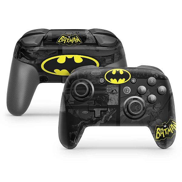 Nintendo Switch Pro Controle Skin - Batman Comics
