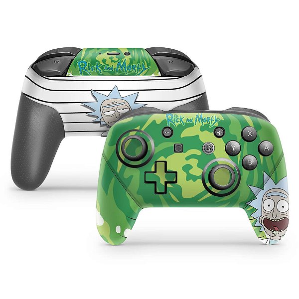 Nintendo Switch Pro Controle Skin - Rick And Morty