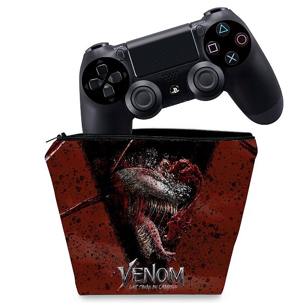 Capa PS4 Controle Case - Venom Tempo de Carnificina
