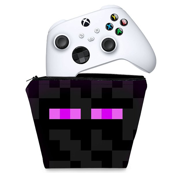 Capa Xbox Series S X Controle - Minecraft Enderman