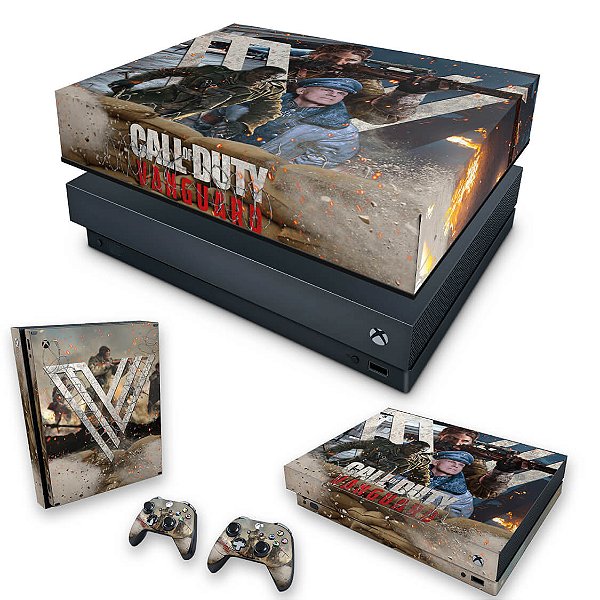 KIT Xbox One X Skin e Capa Anti Poeira - Call of Duty Vanguard