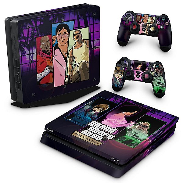 PS4 Slim Skin - GTA The Trilogy