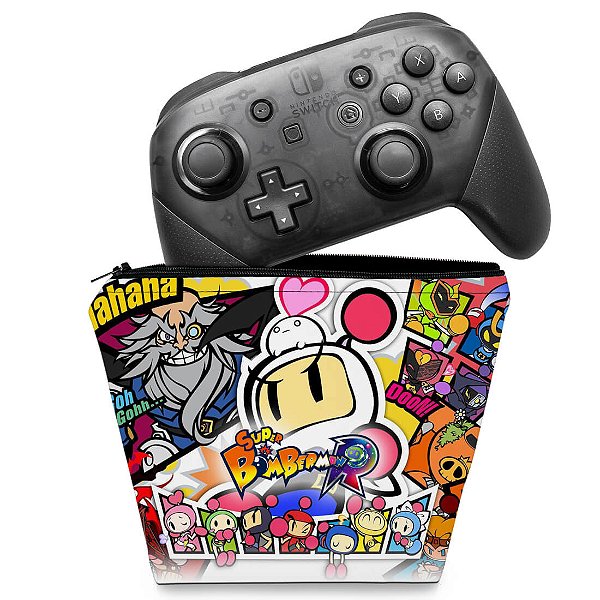 Capa Nintendo Switch Pro Controle Case - Bomberman