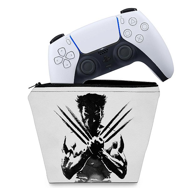 Capa PS5 Controle Case - Wolverine X-men