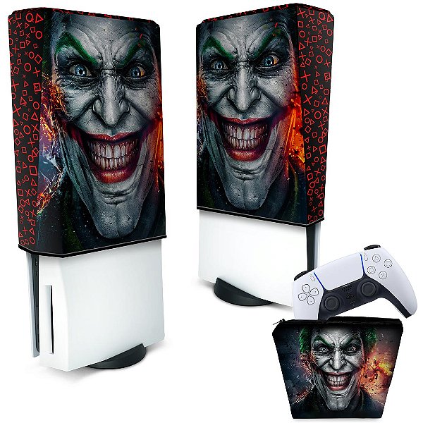 KIT Capa PS5 e Case Controle - Coringa Joker