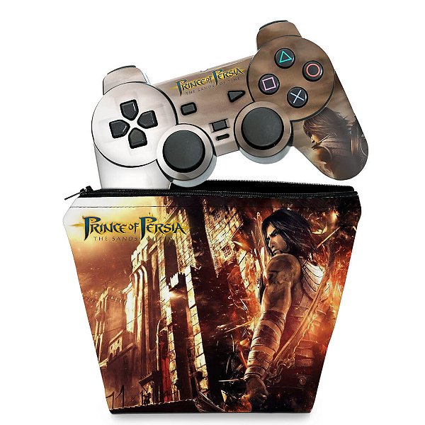 KIT Capa Case e Skin PS2 Controle - Prince Of Persia