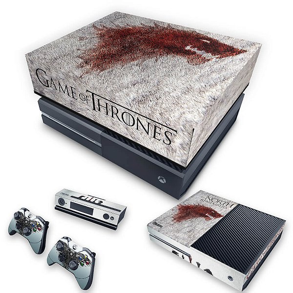 KIT Xbox One Fat Skin e Capa Anti Poeira - Game of Thrones #A