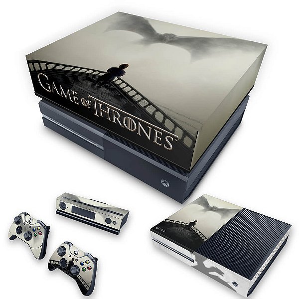 KIT Xbox One Fat Skin e Capa Anti Poeira - Game of Thrones #B