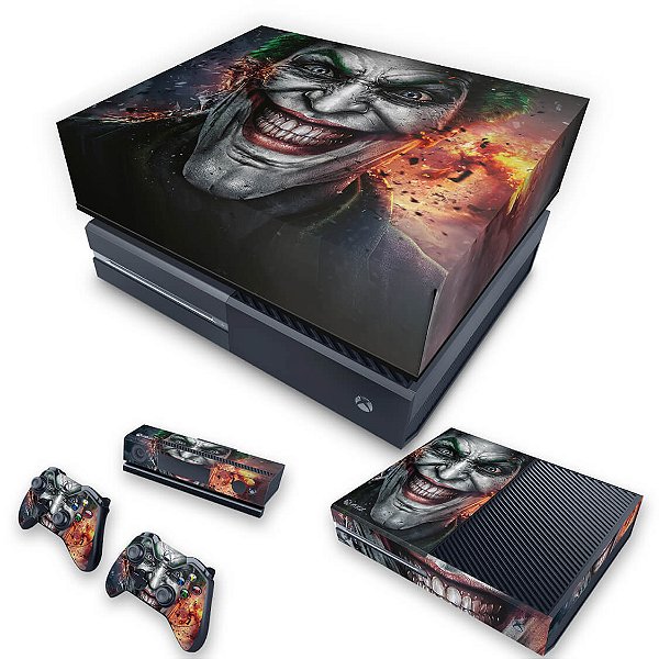 KIT Xbox One Fat Skin e Capa Anti Poeira - Coringa - Joker #A