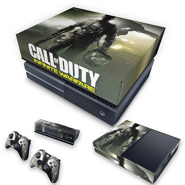 KIT Xbox One Fat Skin e Capa Anti Poeira - Call of Duty: Infinite Warfare