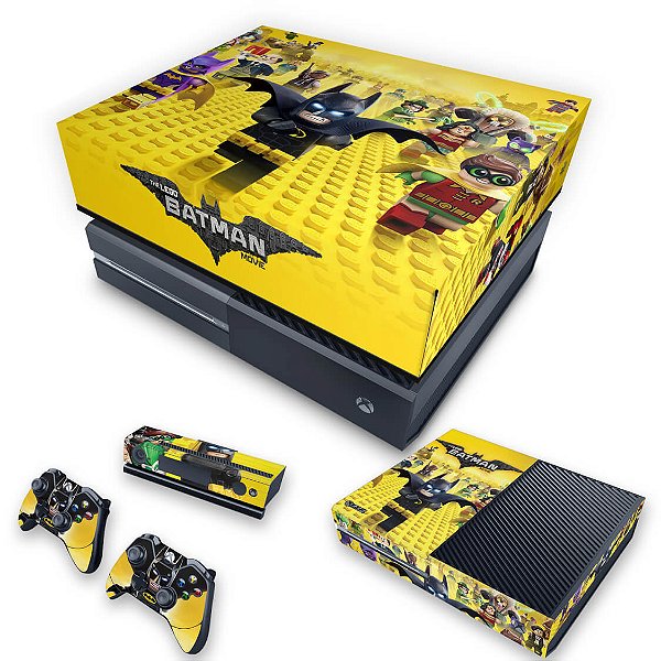 KIT Xbox One Fat Skin e Capa Anti Poeira - Lego Batman