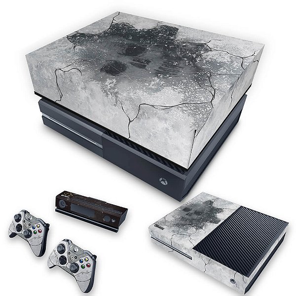 KIT Xbox One Fat Skin e Capa Anti Poeira - Gears 5 Special Edition Bundle