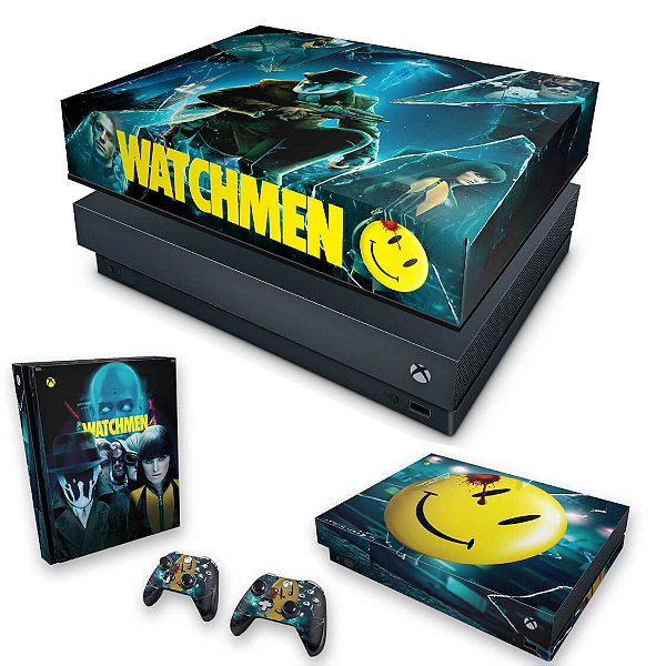 KIT Xbox One X Skin e Capa Anti Poeira - Watchmen