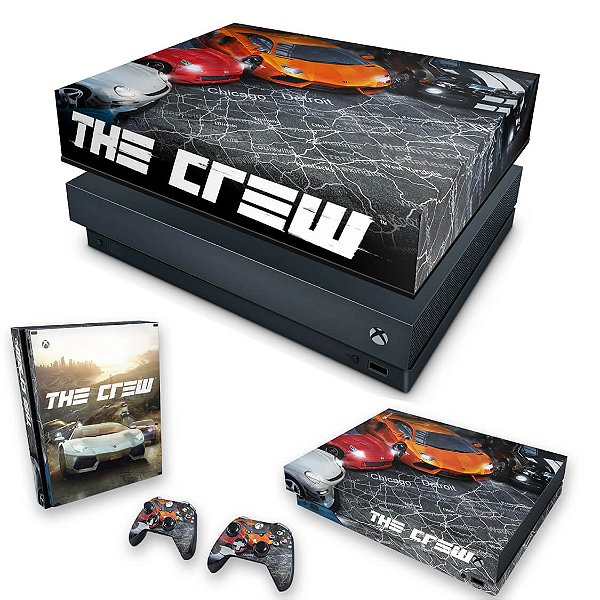 KIT Xbox One X Skin e Capa Anti Poeira - The Crew