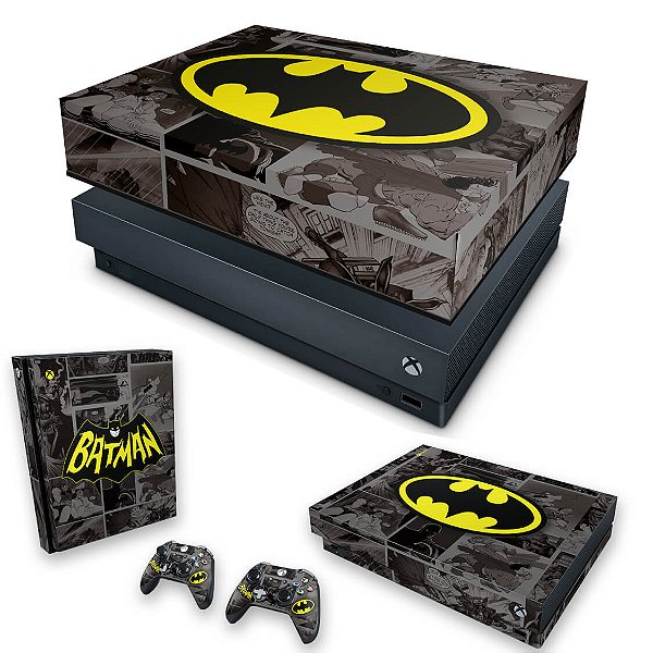 KIT Xbox One X Skin e Capa Anti Poeira - Batman Comics