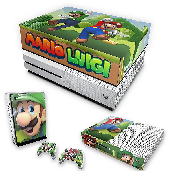 Skin Xbox 360 Slim Adesivo - Mario