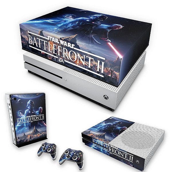 KIT Xbox One S Slim Skin e Capa Anti Poeira - Star Wars - Battlefront 2