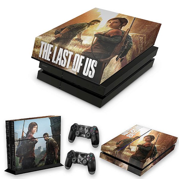 KIT PS4 Fat Skin e Capa Anti Poeira - The Last Of Us